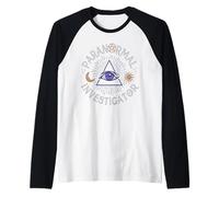 Paranormal Investigator Ghost Hunting Supernatural Ghosting Raglan Baseball Tee
