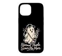 Paranormal Investigator Normal People Scare Me Halloween Case for iPhone 15