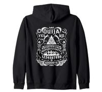 Paranormal Ouija Board I Satanic Occult Zip Hoodie