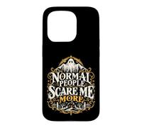 Paranormal Researcher Normal People Scare Me Ghost Hunter Case for iPhone 15 Pro