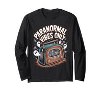 Paranormal Vibes Only Ghost Hunting Halloween Long Sleeve T-Shirt