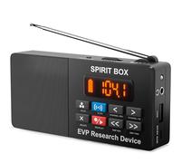 PARANORMIC Spirit Box Ghost Hunting Equipment - Handheld EVP Ghost Hunting Equipment Kit with 32 GB Micro SD & Integrated Flashlight - Paranormal Equipment Ghost Box for Scanning & Recording Spirits