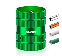 PARAOUTIL 2 in 1 Universal Deburring Tool for Copper and Plastic Pipes for Indoor and Outdoor Use 6-38 mm Multi-Material Cutter Metal Aluminium Mild Steel Compatible