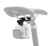 ParaPace Bicycle Saddle Rail Camera Mount Bike Seat Mount for GoPro Hero 9/8/7/6/5s/5/4s/4/3+ Campark AKASO DJI OSMO Action Cameras Accessories(Black)