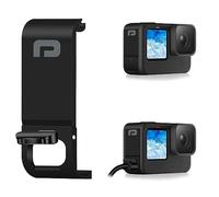 ParaPace Replacement Side Door for GoPro Hero 11/10/9 Black,Dustproof Pass Through Battery Cover Type-C USB Charging Port Repair Part Camera Accessories