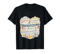 Paraprofessional Heart Word Special Educat Appreciation tee T-Shirt