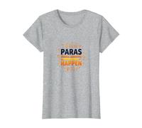 Paras Make Learning Happen Inspiring Teacher Gift T-Shirt, Women, Heather Grey, XL