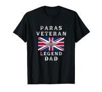 Paras Veteran Legend Dad. British Army Parachute Regiment T-Shirt