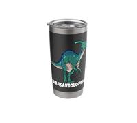 Parasaurolophus Dinosaur Design Stainless Steel Insulated Tumbler