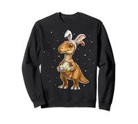 Parasaurolophus Dinosaur Easter Rabbit Eggs Bunny Ears Cute Sweatshirt