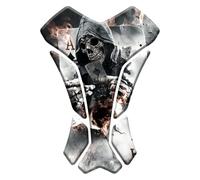 Paraserbatoio.it 3D effect adhesive resin tank protector for motorcycle compatible with skull skull asso v3
