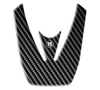 Paraserbatoio.it 3D EFFECT RESIN FORK ADHESIVE - CARBON - Steering plate protector for motorcycles compatible with APRILIA SHIVER 750 and SHIVER 750 GT from 2008 to 2017. Measures 165.3 x 185.7 mm