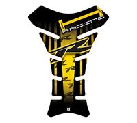 Paraserbatoio.it Adhesive effect 3D Protection Resinated Tank Cover, Compatible with HONDA CBR 125 250 600 1000 RR V1 Yellow