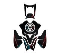 Paraserbatoio.it Resin 3D Effect Sticker for Motorcycles Compatible with Yamaha MT-09 and MT 09 SP from 2021 Onwards (CYAN STORM, Complete Kit)