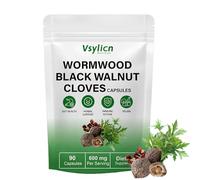 Parasite Cleanse Tincture for Humans Wormwood Black Walnut Capsules - for Detox Cleanse & Digestive, Gut, Colon & Bowel Guard with Wormwood - Easy to Swallow & Non-GMO - 90 Capsules