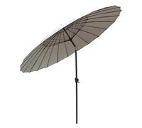 Parasol 8.8FT Round Patio With Crank And Tilt, 24 Ribs Outdoor For Yard Garden Beach Umbrella Shade