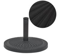 Parasol Base Black Resin & Steel 60x34 cm Heavy 29kg Locking Bolt Included 38/48
