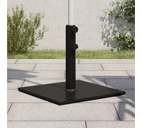 Parasol base Black Steel 43x43x38cm 17kg 32/38/48mm Double Knob Adjustable Feet