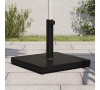 Parasol Base Black Steel & Concrete 45x45x35.5cm Heavy Duty for 32/38/48mm incl.