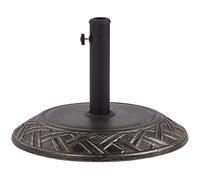 Beliani Parasol Base Capaci Brown Round 21 Kg