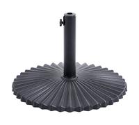 Parasol Base CAREZZA Black Round 21 kg