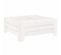 vidaXL Parasol Base Cover White Solid Wood Pine