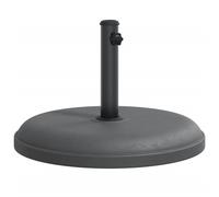 vidaXL Parasol Base for Ø32/35/38 mm Poles 25 kg Round