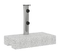 Plastic Parasol Base 35kg Round Garden Umbrella Holder Stand Water Sand Filled