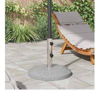 vidaXL Parasol Base for 40-50 mm Pole 26.45 kg Grey for 40-50 mm Poles, Modern, Weatherproof Parasol Stand, Robust Parasol Base, Practical Sun Protection for the Garden