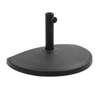 Parasol Base Polyresin Black Umbrella Support Holder Multi Weights vidaXL