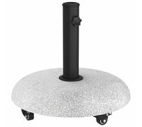 Parasol Base 21kg Light Grey Concrete Round