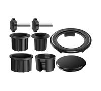 Parasol Base Mount Accessory Easy Assembly | Hole Plug Fixing Screw Set Umbrella Holder Suitable for Yard, Courtyard, Balconies, Outdoor, Garden and Patio