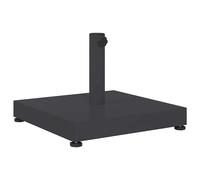 Parasol base Steel Dark Grey 45x45x31.5 cm Square Outdoor Heavy 27kg Stable.