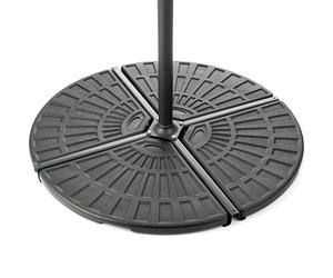 Parasol Base Overhanging Concrete Filled Banana Cantilever Stand 50kg Christow