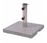 Parasol Base Parasol Stand Umbrella Base Holder Support Granite Square vidaXL