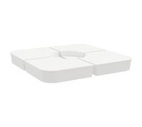 Parasol Base Set 4 Piece for Cross Stand Parasol Umbrella Base 100kg PP vidaXL