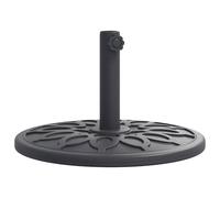 Parasol Base with Wheels for Ø38 /48 mm Poles Patio Umbrella Base Round vidaXL