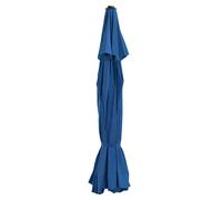 Parasol Canopy Azure Blue 515cm 100% Polyester Replacement Outdoor Cover 180g/m2