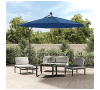 Parasol Canopy Replacement 300cm Azure Polyester 8-Rib Cantilever UV-Proof Cover