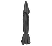 Parasol Cover Anthracite 515 cm 100% Polyester Replacement 180g/m² Waterproof UV