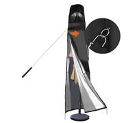 Parasol Covers Waterproof fits 2m to 3m Market Umbrella,Garden Umbrella,420D Outdoor Umbrella Cover with Waterproof Zipper,Top Vent,Windproof Anti-UV Protection,Outdoor Umbrella Cover(180x27x56cm)