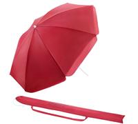 Kingsleeve Parasol 200cm | UV protection 50+ | Tiltable | Water-Repellent | Sun Umbrella UV Protection | Beach Parasol | Garden Beach Umbrella | Balcony Garden Umbrella | Portable Parasol & Bag