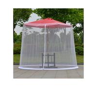 Parasol Mosquito Net Cover Outdoor Garden Umbrella Table Screen Bug Netting