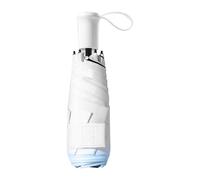 Parasol - Pocket Umbrella for Any Occasion: Thickened Five Fold Umbrella for Sunny and Rainy Days, Capsule Umbrella with Sun Protection and UV Protection, Lightweight Windproof Travel Umbrella, Blue