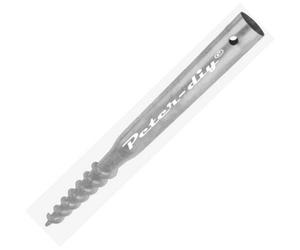 Parasol Post Spike Fence Support Ground Screw Holder Anchor Round 65 X 650mm (2.5 X 25")