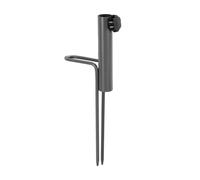 Parasol spike Umbrella Anchor Lawn Support Lightweight Weatherproof Grey
