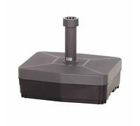 Parasol Stand 45 KG Angular Anthracite Plastic Pipe 19-5mm Refillable With Sand