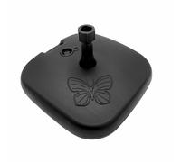 Parasol Stand Anthracite Umbrella Stand Plastic Refillable 45x45cm