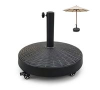 Parasol stand, base, holder, with castors, 23 kg