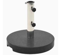 Parasol Stand Outdoor Umbrella Base Holder Support Parasol Base Granite vidaXL